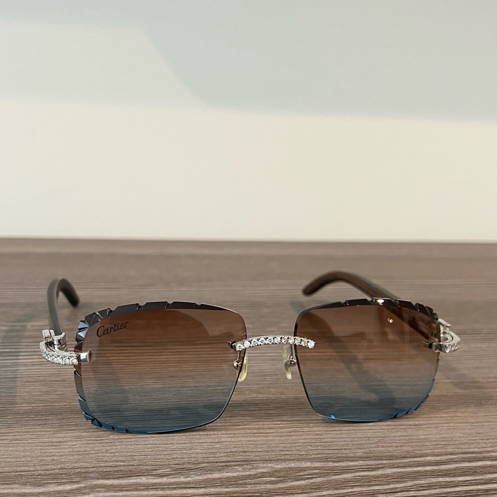 Cartier poplar wood Glasses